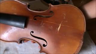 Repair of an old German Stradiuarius violin Neuner amp Hornsteiner workshop 803 [upl. by Anytsyrk125]