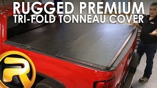 How to Install the Rugged Premium TriFold Tonneau Cover [upl. by Asenev]