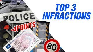 TOP 3 Des infractions au code de la route en France [upl. by Girand94]