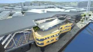 City Campus 3D Virtual Flythrough  University of Wales Newport [upl. by Meelak]