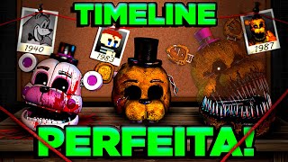 FNAF A Timeline PERFEITA e TODA A HISTÓRIA Five Nights at Freddys [upl. by Nainatrad]