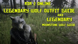 RDR 2 online Wolf outfit quick guide moonstone wolf [upl. by Sacks]