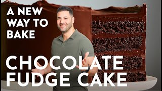 How to make an EPIC Chocolate Fudge Cake Bruce Bogtrotterstyle 100 naturally plantbased [upl. by Ecam]