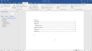 Como Fazer O Índice Automático No Word 2020 Rápido E Fácil [upl. by Mccready]