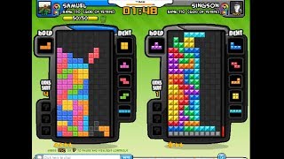 Tetris Battle Samuel NO vs Singson PH 7 games 24th March 2019 [upl. by Alliscirp]