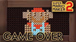 Super Mario Maker 2  Amazing quotGAME OVERquot Level [upl. by Rosecan]