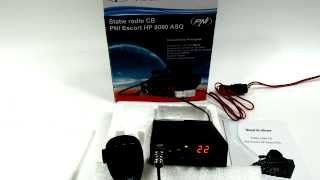 Statie radio CB PNI Escort HP 8000 ASQ  Prezentare unboxing Testare [upl. by Rehpotsirh]