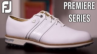 FootJoy DryJoy Premiere Series Golf Shoes FIRST LOOK  2000 SUBSCRIBER GIVEAWAY [upl. by O'Neil]