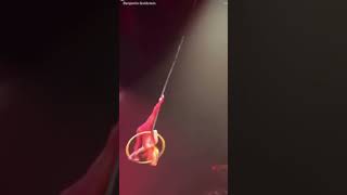 Cirque du Soleil aerialist falls during performance ￼ [upl. by Marika]