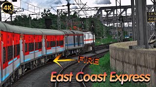 East Coast Express  Fire On Tracks 🔥🔥indianrailways latest [upl. by Mcilroy]