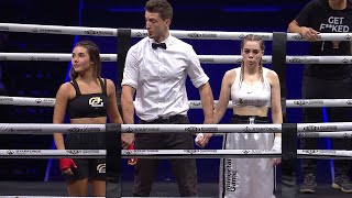 Andrea Botez vs WGM Dina Belenkaya  Mogul Chessboxing [upl. by Cosette588]