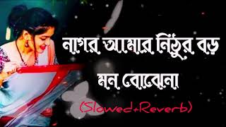 Nagor Amar Nithur Boro  নাগর আমার নিঠুর বড়ো  SlowedReverb  GWHSong music​ lofi​ 2024 [upl. by O'Doneven760]