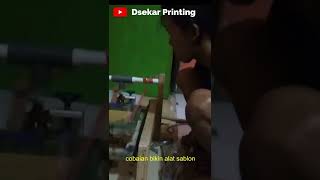 mesin sablon automatic dari kayu [upl. by Karita]