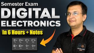 Complete DE Digital Electronics in one shot  Semester Exam  Hindi [upl. by Mychael]