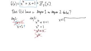 Irreducible Polynomials [upl. by Aelegna]