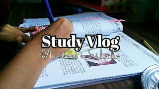 EngසිංහලSTUDY VLOG🍃 ol student in Sri Lankastudy tips [upl. by Manchester523]