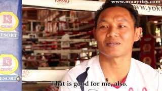 Muay Thai  Saenchai before Petchboonchu Interview and Training  Full HD [upl. by Aisayn]