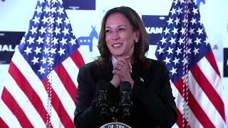 Harris hits at Trumps criminal record in first campaign speech  REUTERS [upl. by Naelopan818]