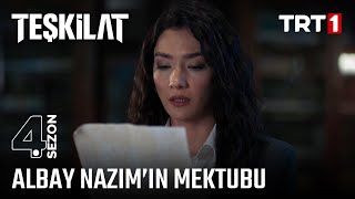 Neslihanın babası Albay Nazımdan mektup  Teşkilat 108 Bölüm trt1 [upl. by Naig221]