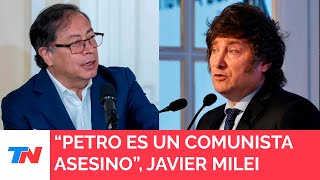 Milei llamó a Petro “comunista asesino” la respuesta del presidente de Colombia [upl. by Evelin]