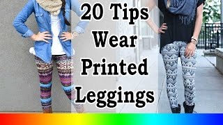 Leggings for women  20 Style Tips On How To Wear Printed Leggings [upl. by Campos]