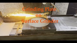 Surface Grinder of size 1200x500 Die Steel Plate Grinding Plate Grinding on Surface Grinder [upl. by Chassin]