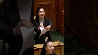 New Zealand Parliament Suspended as Maori Lawmakers Perform Haka to Protest newzealand youtube [upl. by Aundrea]