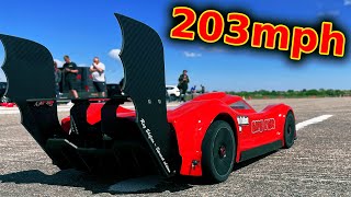 Project Worlds FASTEST RC Car on RUNWAY [upl. by Fidole667]