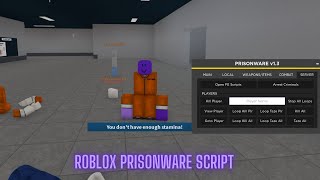 Roblox Prison Life Script PrisonWare Pastebin STILL WORKING 2024 [upl. by Ryon]