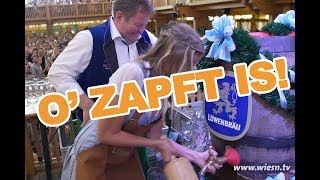 Ozapft is im Schützenfestzelt  Anzapfen Wiesn 2018 [upl. by Amadus]