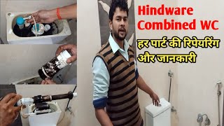 Cistern Repairing Of Hindware Combind WCFlushHindware CisternFlush RepairingBathroomPlumber [upl. by Yralih]