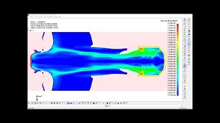 Explosively Formed Penetrator 2D ALE Axisymmetric Model [upl. by Buna129]