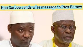 Honourable Ousainou Darboe gives fatherly advice to President Adama Barrow [upl. by Relyks]