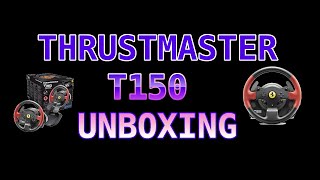 Thrustmaster T150 Steering Wheel Unboxing [upl. by Higgs]