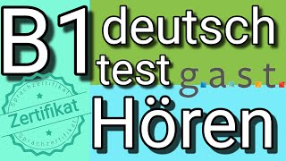 DTZ Deutschtest Hören [upl. by Irakab]