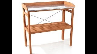 HGTV HOME SpaceSaving Foldable MetalTop Workbench [upl. by Stoops]