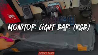 Unboxing Monitor Light Bar RGB [upl. by Minnnie]