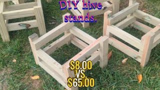 The Ultimate DIY Beekeeping Hive Stand [upl. by Kruger]