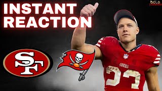 Instant Reaction 49ers overcome Jake Moody misses to beat the Buccaneers [upl. by Kroo978]