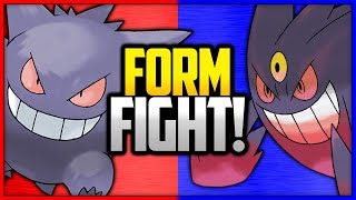 Gengar vs Mega Gengar  Pokémon Form Fight [upl. by Annairt]