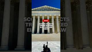 SCOTUS rejects Trumpbacked election law theory [upl. by Oiramrej]