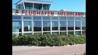 Helgoland Landung Piste 15 Start Piste 15 Überflug Wilhelmshaven und Wangerooge [upl. by Apicella]