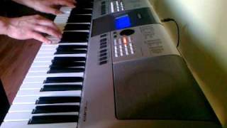 Richard Marx  Hazard  Live Cover on Keyboard Yamaha [upl. by Nevi896]