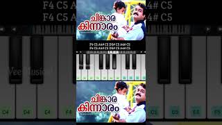 Chinkara Kinnaram Song Piano Tutorial ♥️ shorts [upl. by Relyt]