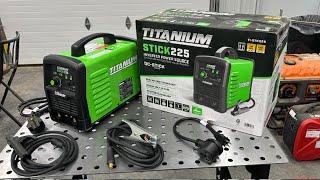 Harbor Freight’s Titanium Stick 225 Welder Review [upl. by Pearman]