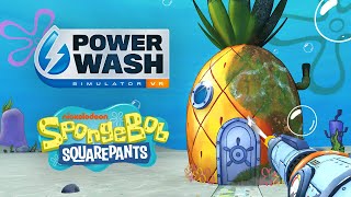 PowerWash Simulator VR  Spongebob Squarepants DLC Official Trailer  Meta Quest Platform [upl. by Eidnarb195]