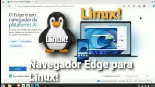 Navegador Edge para Linux quando abri o navegador apareceram imagensleia a descrição do vídeo [upl. by Hayman]