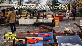 🇫🇷 “VANVES FLEA MARKET” LIVE STREAMING IN PARIS  EDIT VERSION  24012021 [upl. by Jacobsohn]