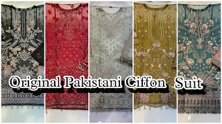 Safeera Vol 12 Suit  Original Pakistani Suit  Pakistani Suit  Ciffon Suit  Pure Suit  dress [upl. by Aniretak599]