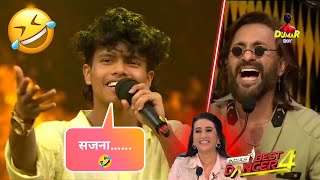 Steve And Punit Funny Singing 🤣 Indias Best Dancer S4  Funny Moments  IBD 4  EP 22  Dumar Boy [upl. by Avad]